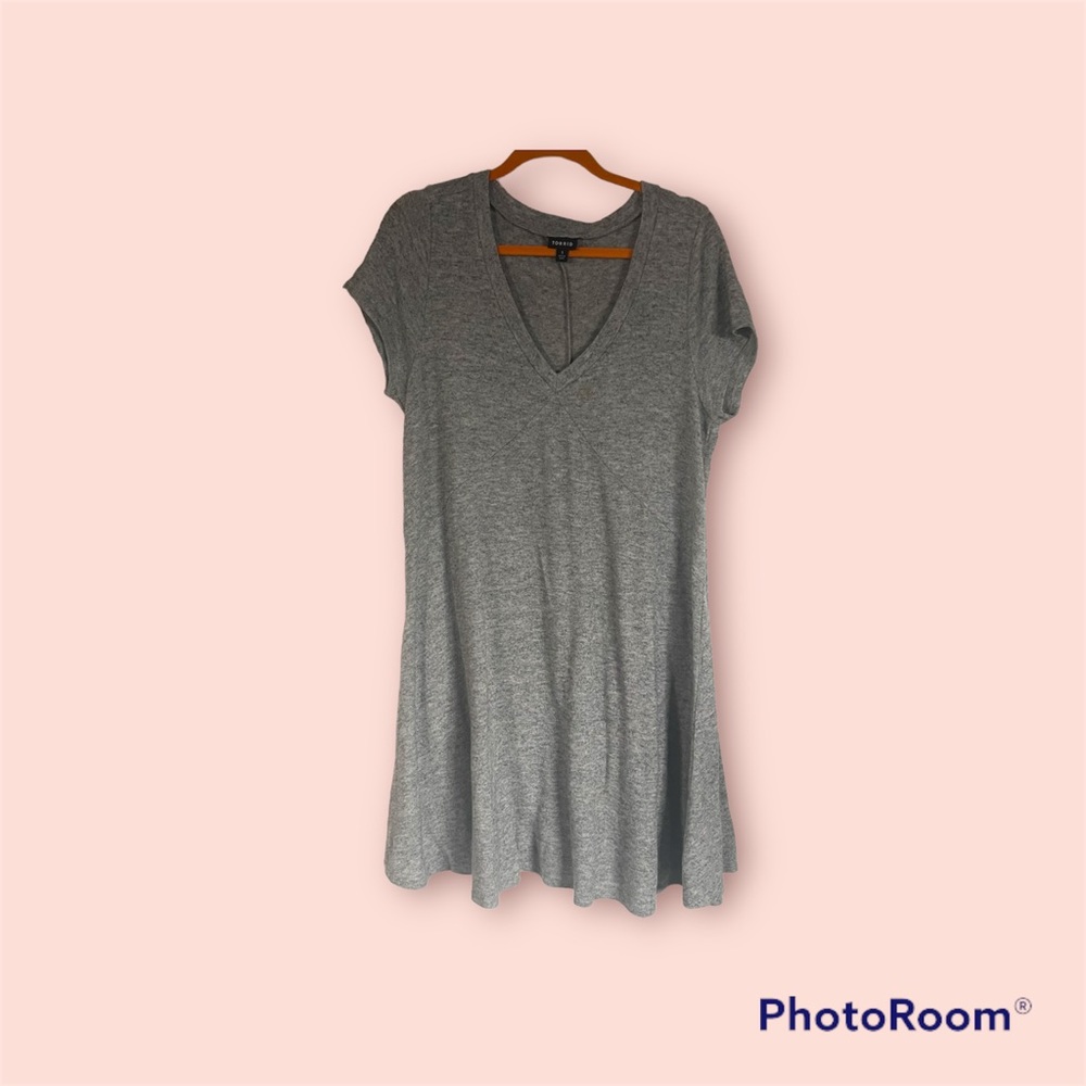 TORRID GREY JERSEY MINI DRESS